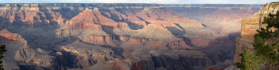 Panaromic View of Grand Canyon